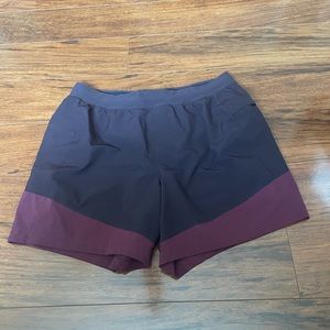 Size M Lululemon Mens Lined Shorts EUC